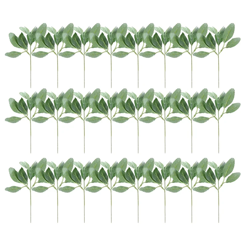 24 шт. искусственные флокированные уши ягненка стебли зелени ягнят искусственная