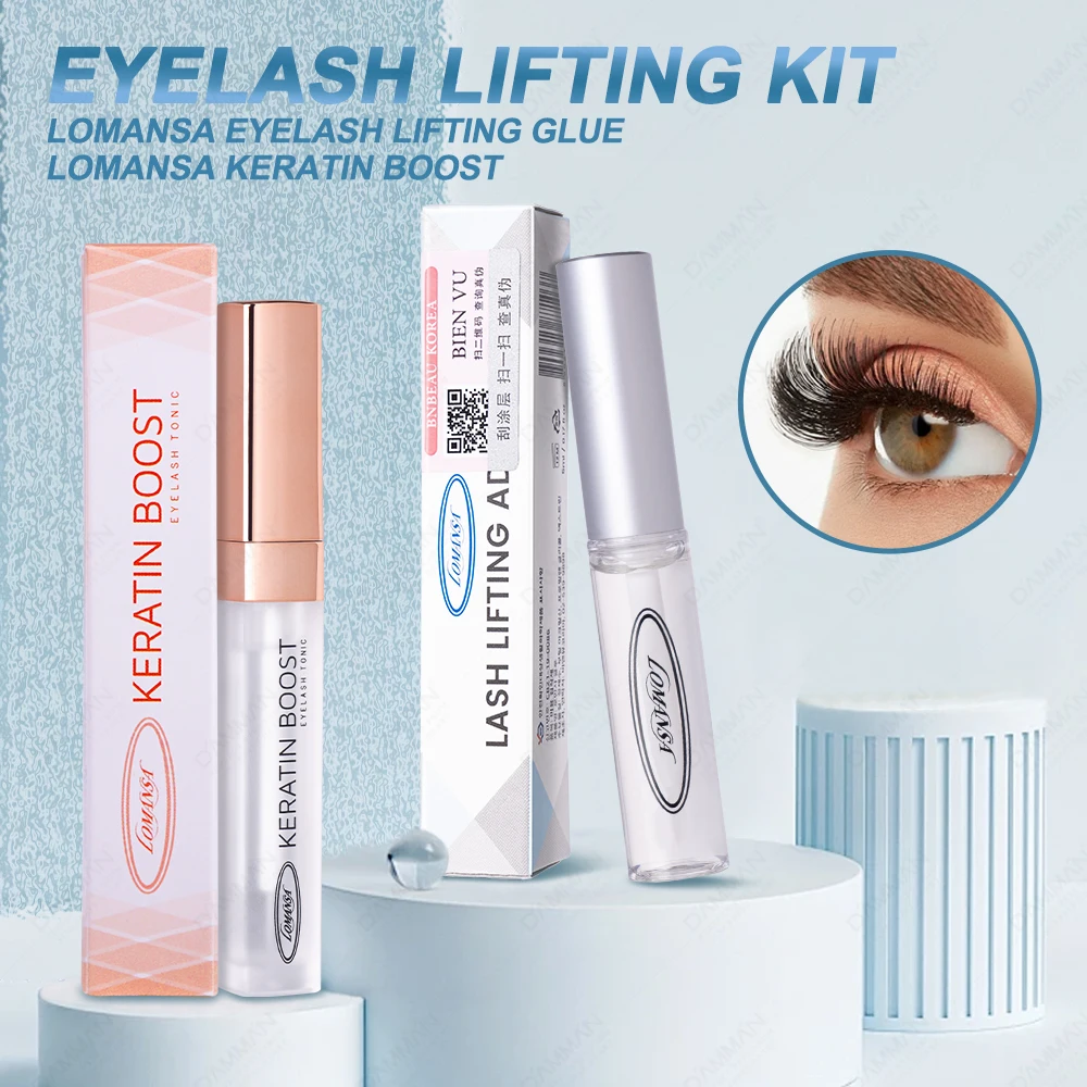 20 бутылочек Permania Lomansa Lashes Lift Kit для наращивания ресниц профессиональный клей