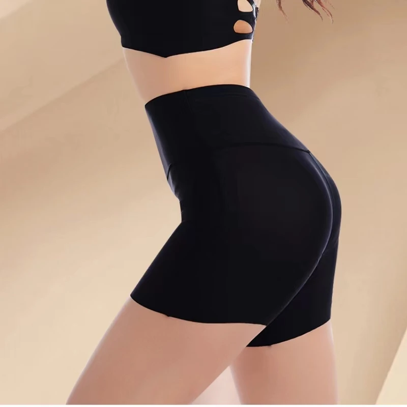 Женское Нижнее Белье С Высокой Талией Защитные Короткие Брюки Бесшовный Дышащий