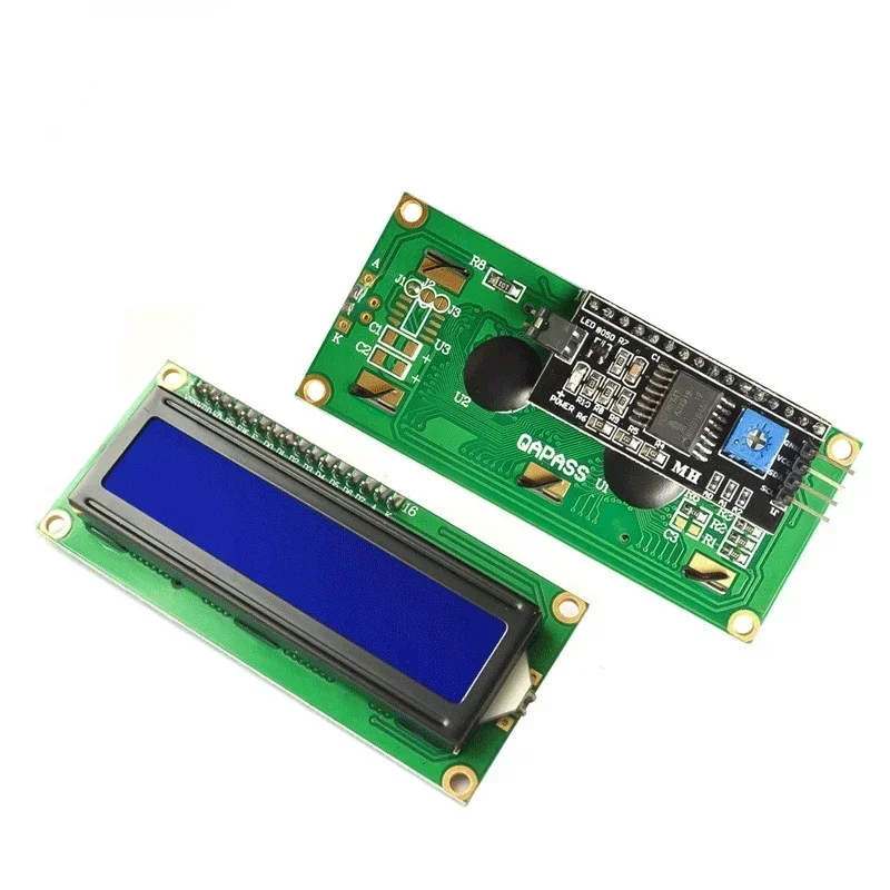 LCD1602 1602 ЖК-модуль Синий/Желто-Зеленый Экран 16x2 символов ЖК-дисплей PCF8574T PCF8574