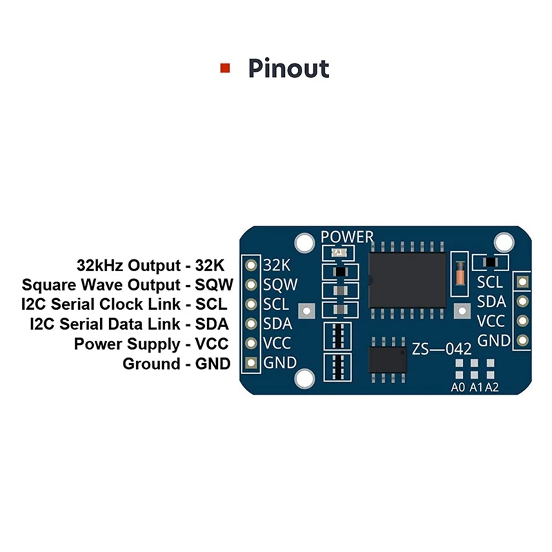 Часы реального времени RTC DS3231 I2C совместимые с Arduino и Raspberry Pi