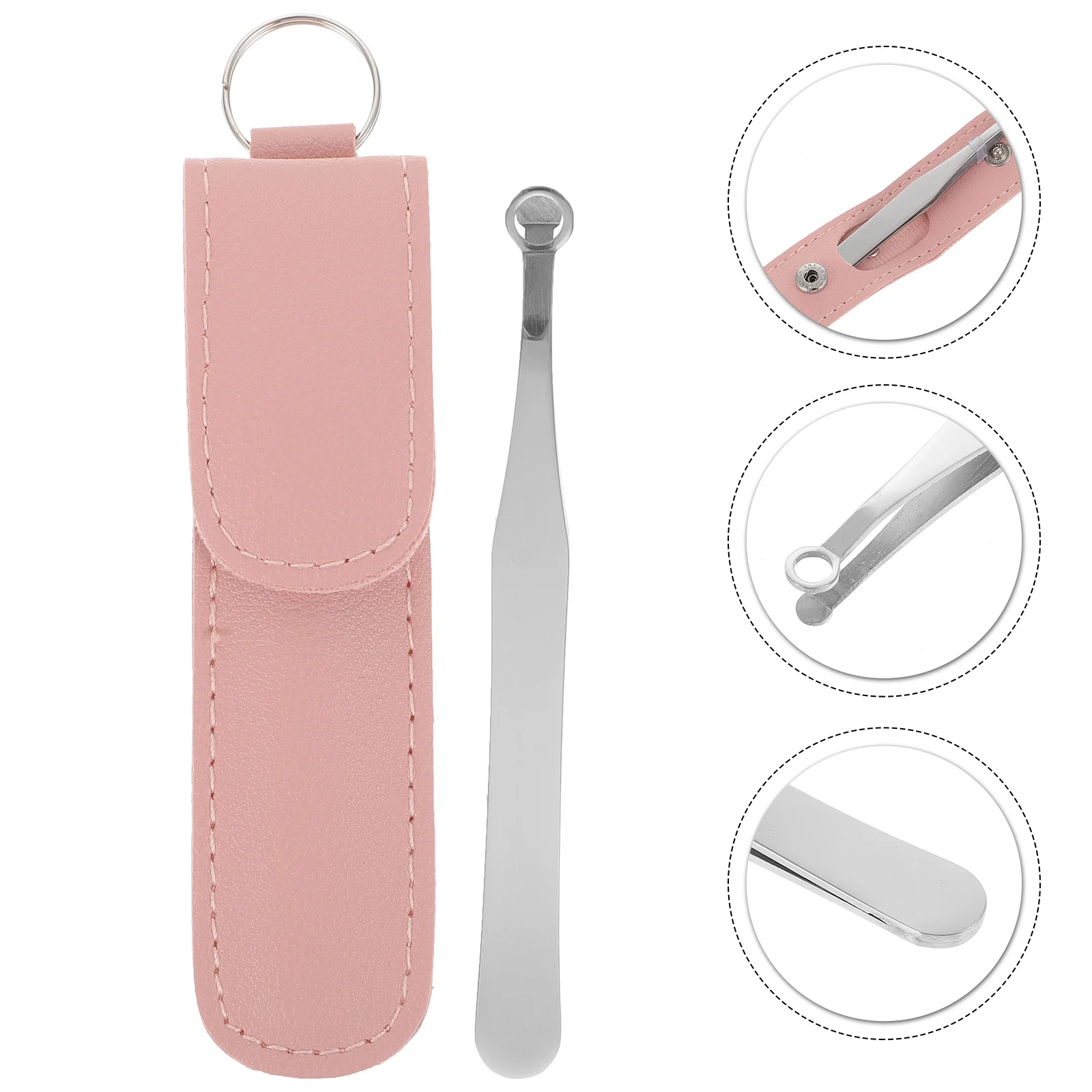 

Nose Hair Clip Nasal Trimming Tool Stainless Steel Trimmer Beard Lash Scissors