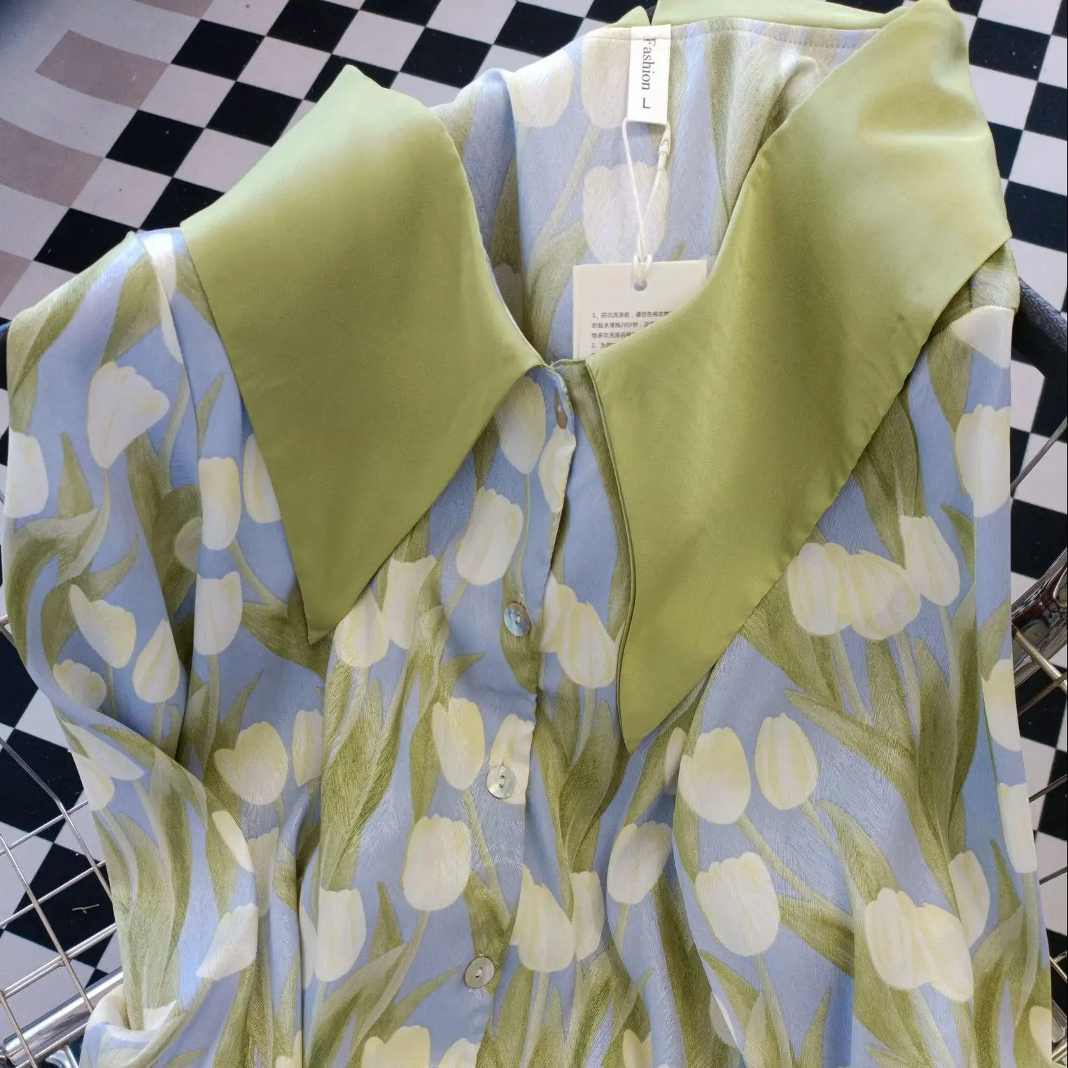 Пижамный костюм с принтом лацканами шелковые вискозные ночные костюмы домашняя