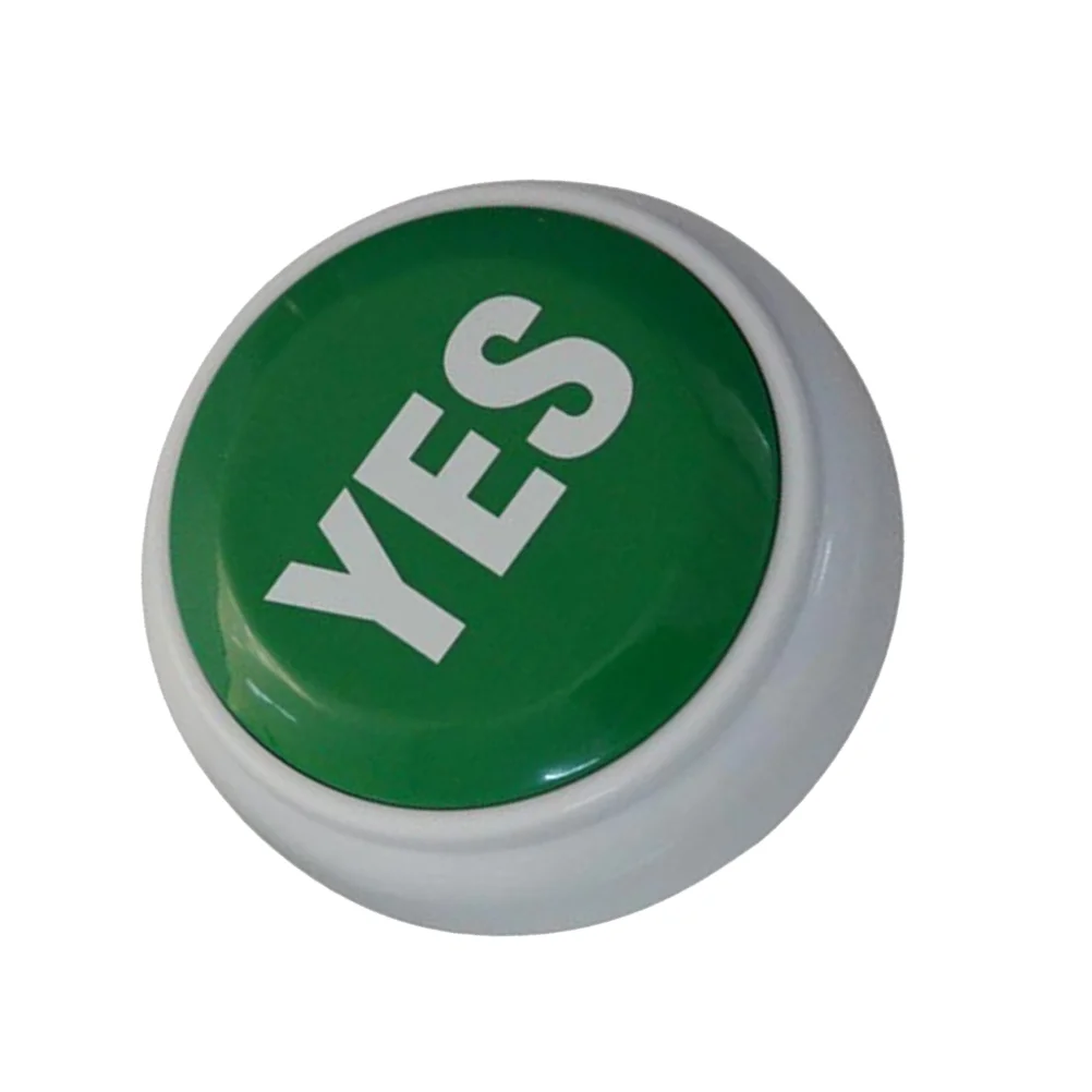 

Yes Sound Button Answer Game Buzzer Desktop Sound Board Games Gift for Quiz Contest Without ( Seven Type Sounds )