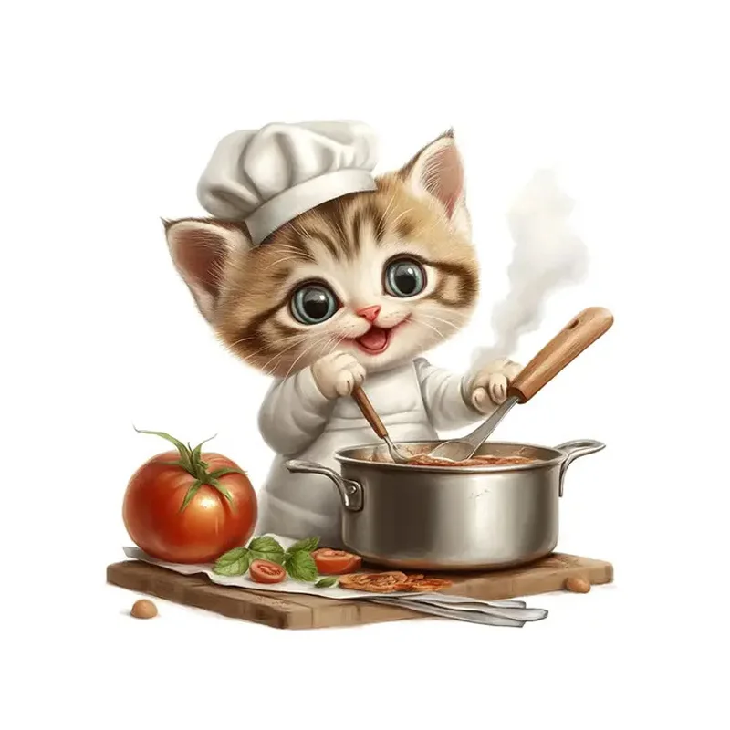 

Съемная наклейка на стену с котом из ПВХ