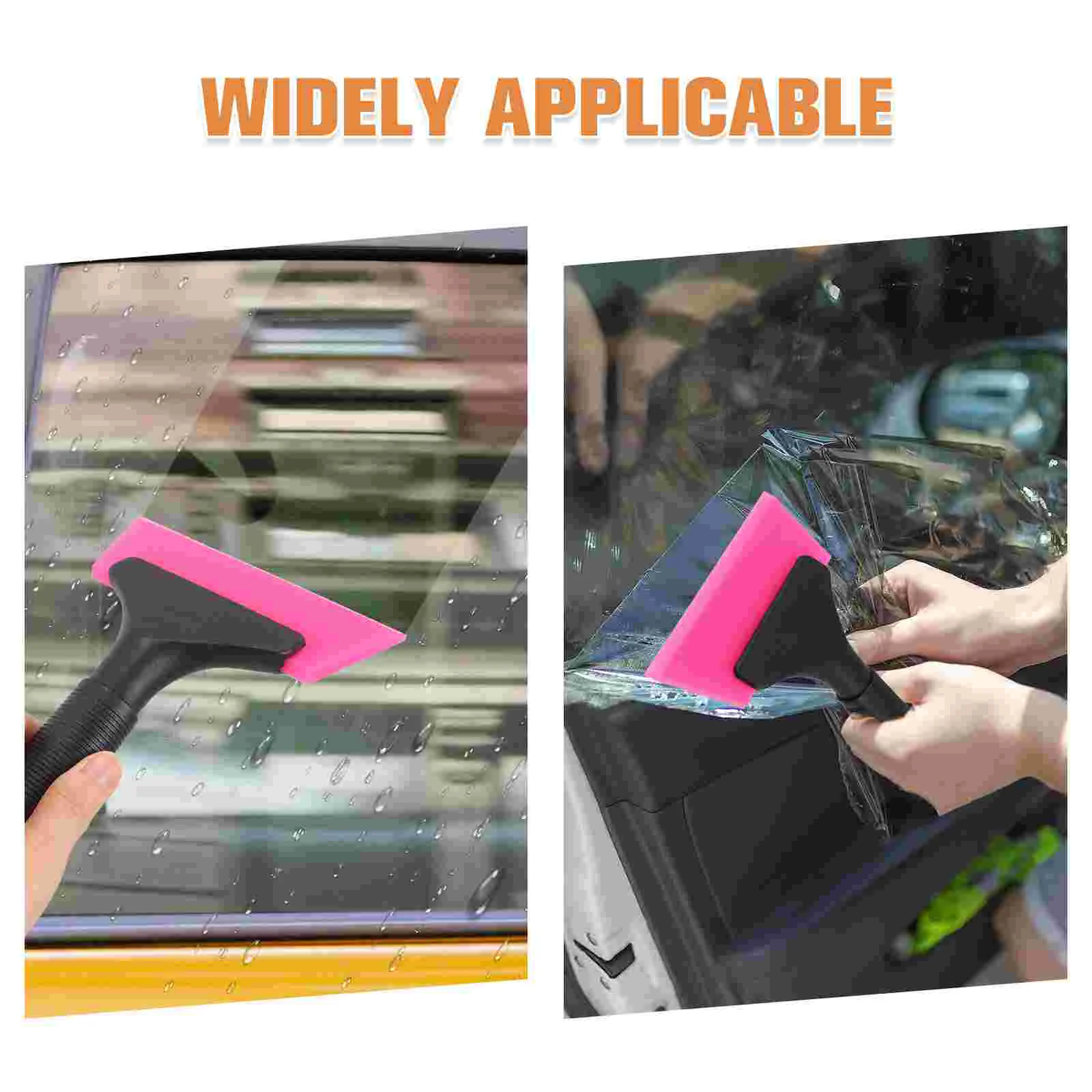 Маленький скребок из мягкой резины с противоскользящей ручкой для тонирования