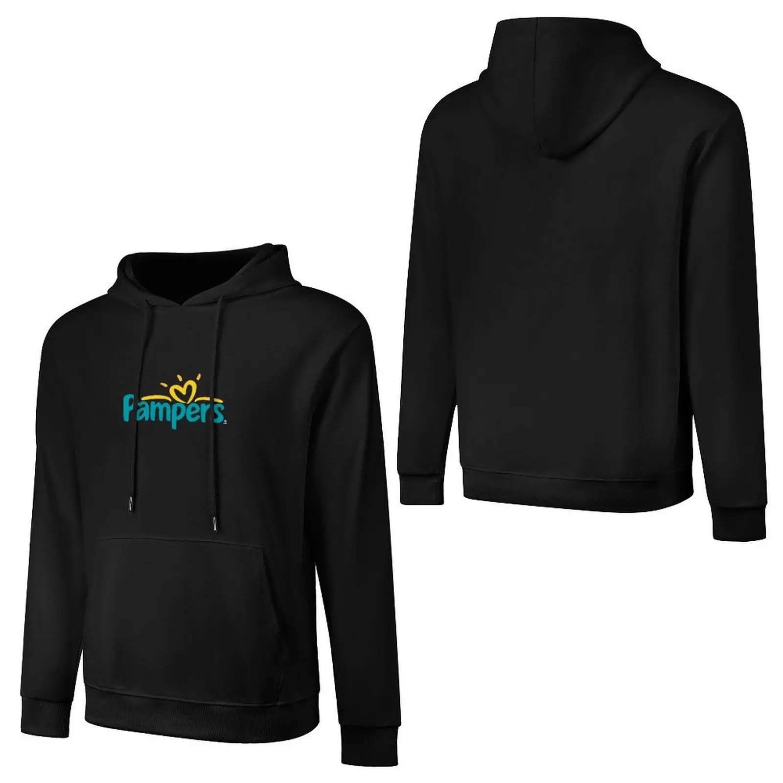 Фото Пуловер с капюшоном Pampers For Fans, корейская одежда, осенняя куртка, мужская одежда в корейском стиле, толстовка большого размера №2