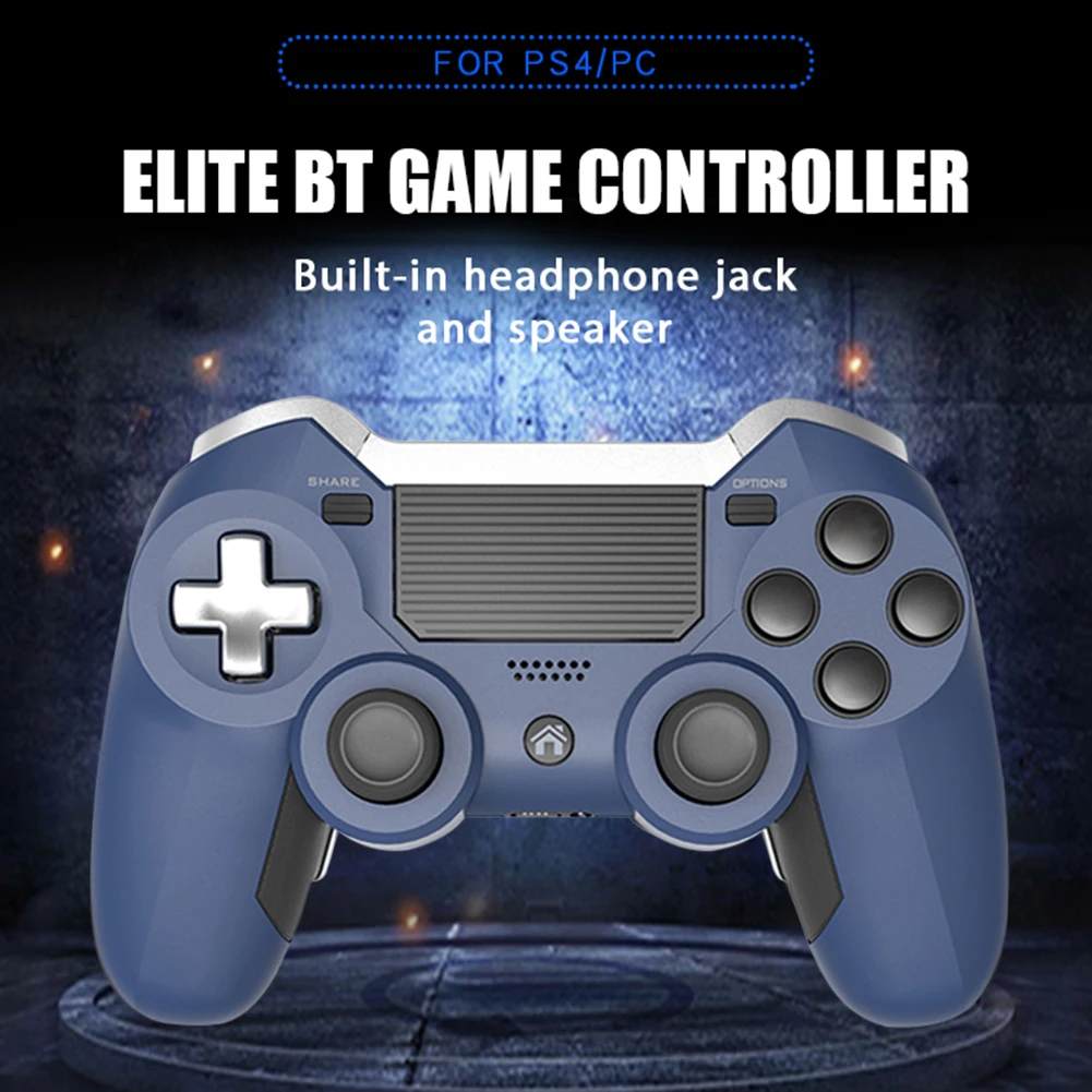 

Wireless Game Controller 3.5mm Jack Bluetooth-compatible Game Joysticks Game Controller Gamepad for Ps4 pc for Ps4 Elite Console