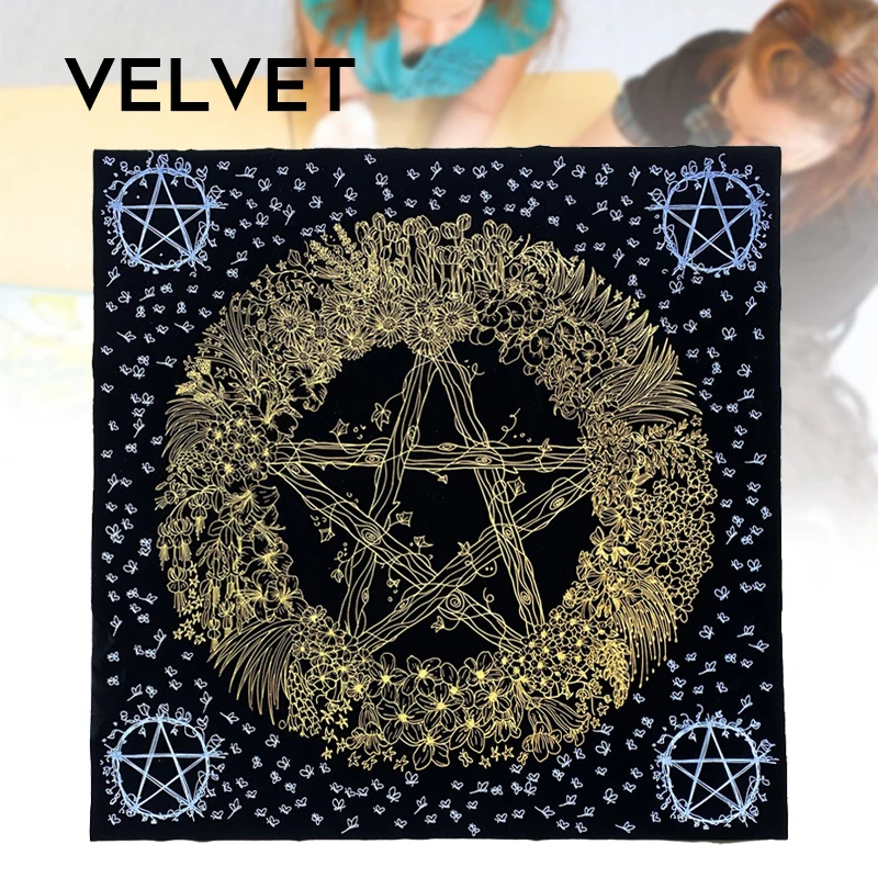 

Астрологическая ткань для алтаря в виде пентаграммы, карточки для фотографий, модель