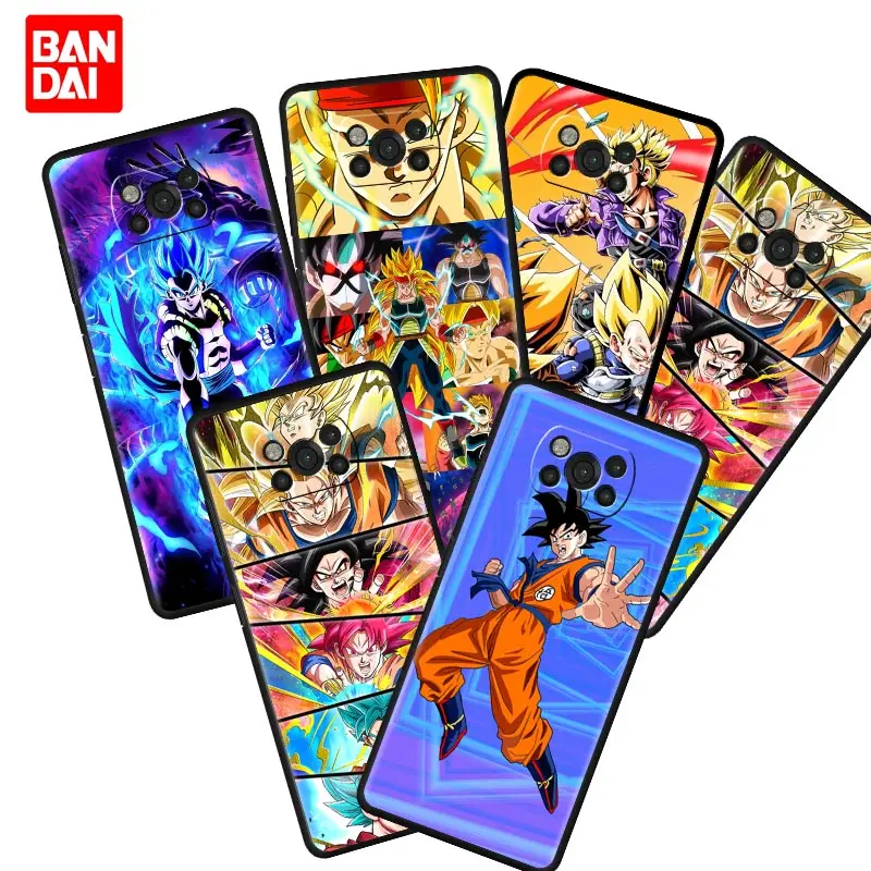 

Son Goku Cartoon Dragon Ball Case for Xiaomi Mi Poco X3 NFC F3 Redmi Note 9s 9 9A 9C 8 10 11 9T 8T 10T K40 Pro Plus Back Cover