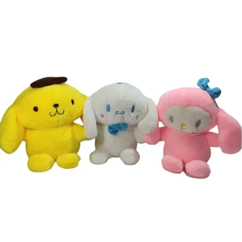 

Аниме мультфильм Cinnamoroll My Melody Kuromi помпон, искусственная кукла, креативное украшение, подарок на день рождения