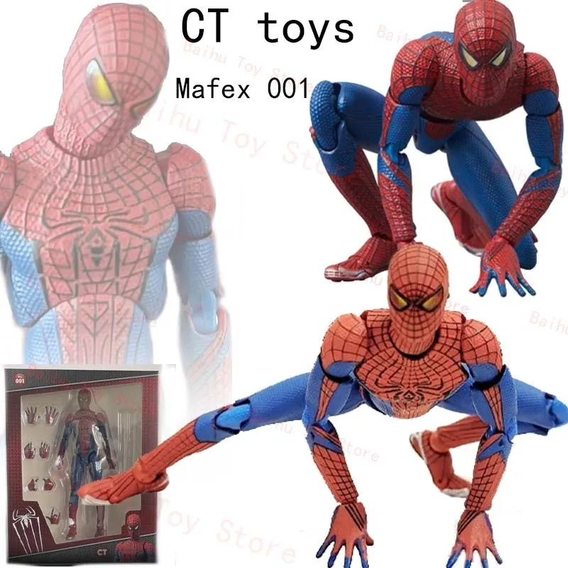 CT Toys Человек-Паук Maf001 Фигурка Mafex 001 Удивительный Фигурки Гарфилд Питер Паркер