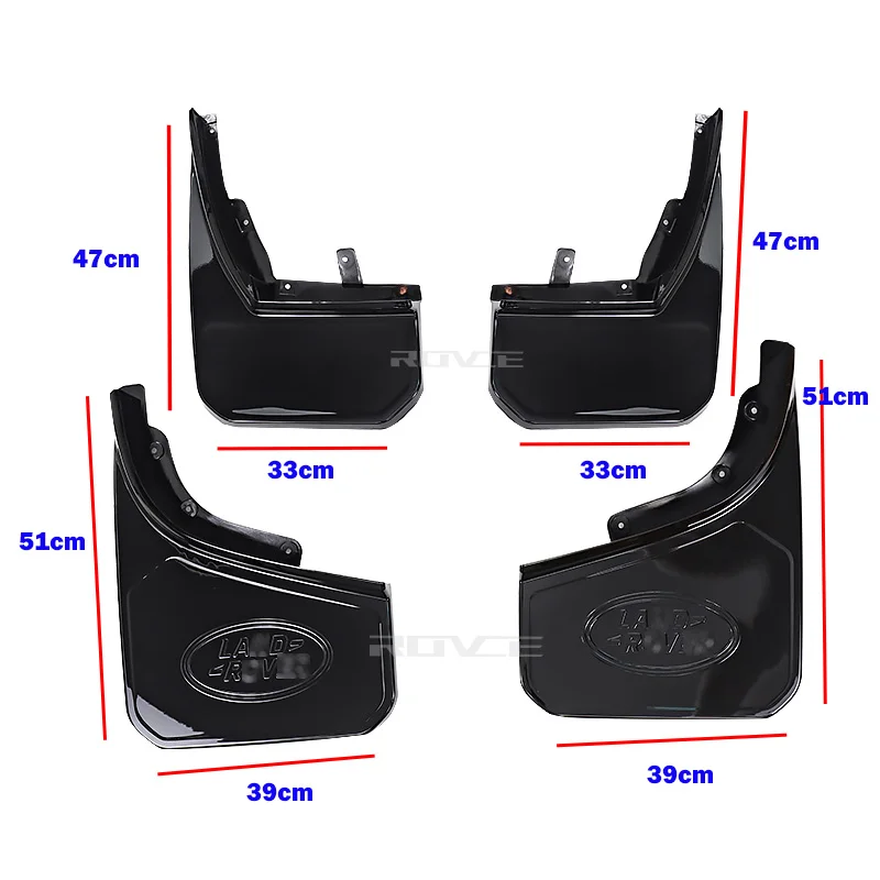 ROVCE Автомобильные Брызговики брызговики для Land Rover Defender 110 90 2020 2021 2022 L663 аксессуары