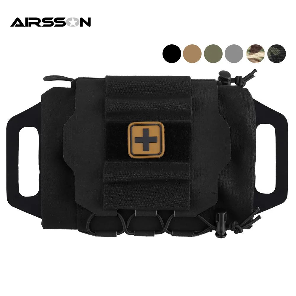 Tactical Molle Medical Pouch IFAK First Aid Kit Emergency Survival Bag Military Belt Waist Bag EDC Pack For Hunting Camping