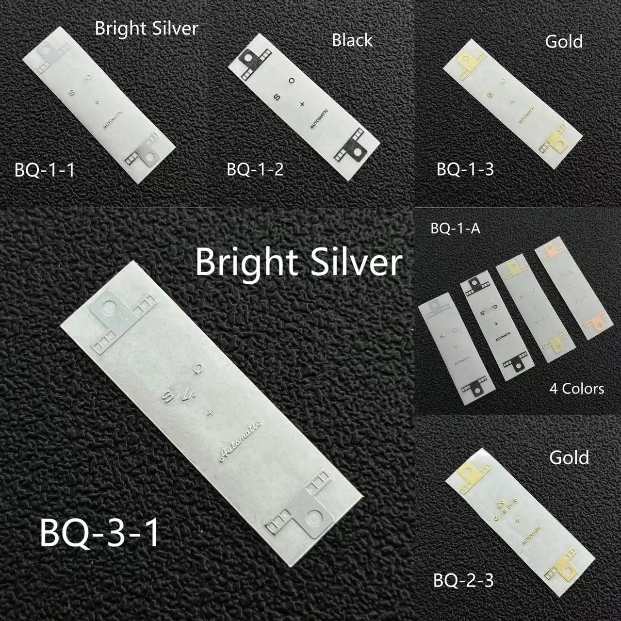 S-логотип никелевая этикетка наклейка Nh35 паста для Nh36 S циферблат марки