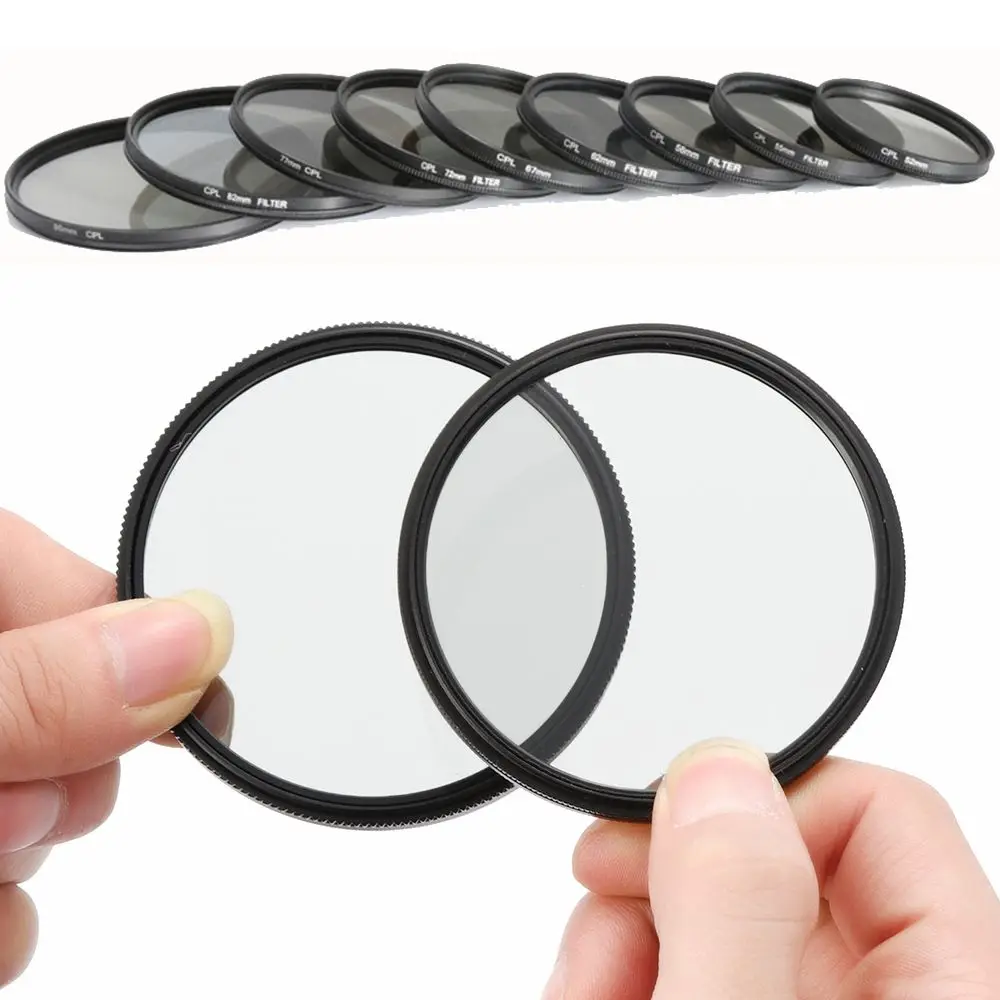 

Economic Polarizing CPL Filter 37/49/52/55/58/62/67/72/77/82mm For Canon Nikon DSLR Camera Lens Sports Video Cameras Accessories