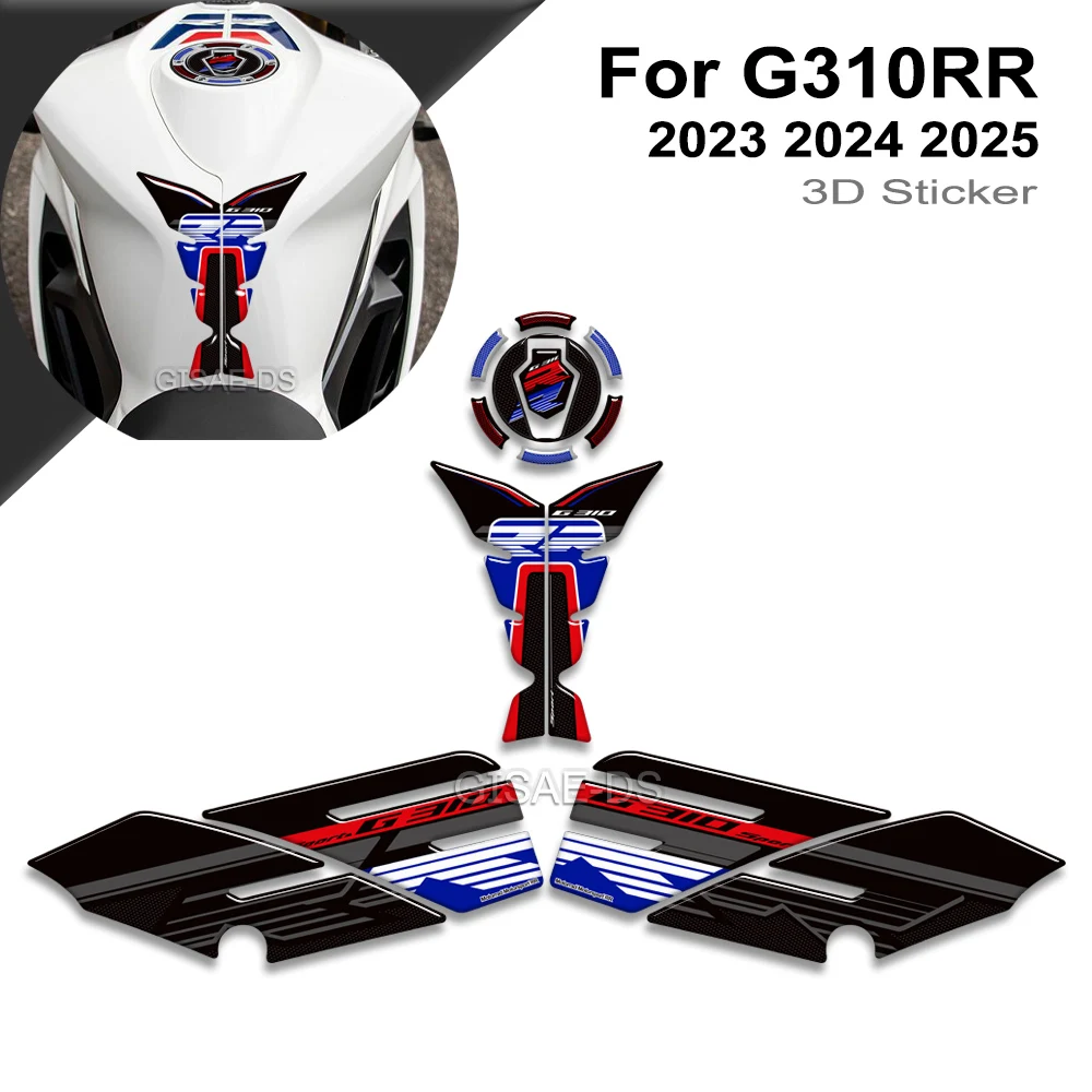 Фото Для G 310 RR G310 G310RR 2023 2024 2025 мотоциклетная накладка на бак Газ, мазут, наколенники, обтекатель, защита крыла №1