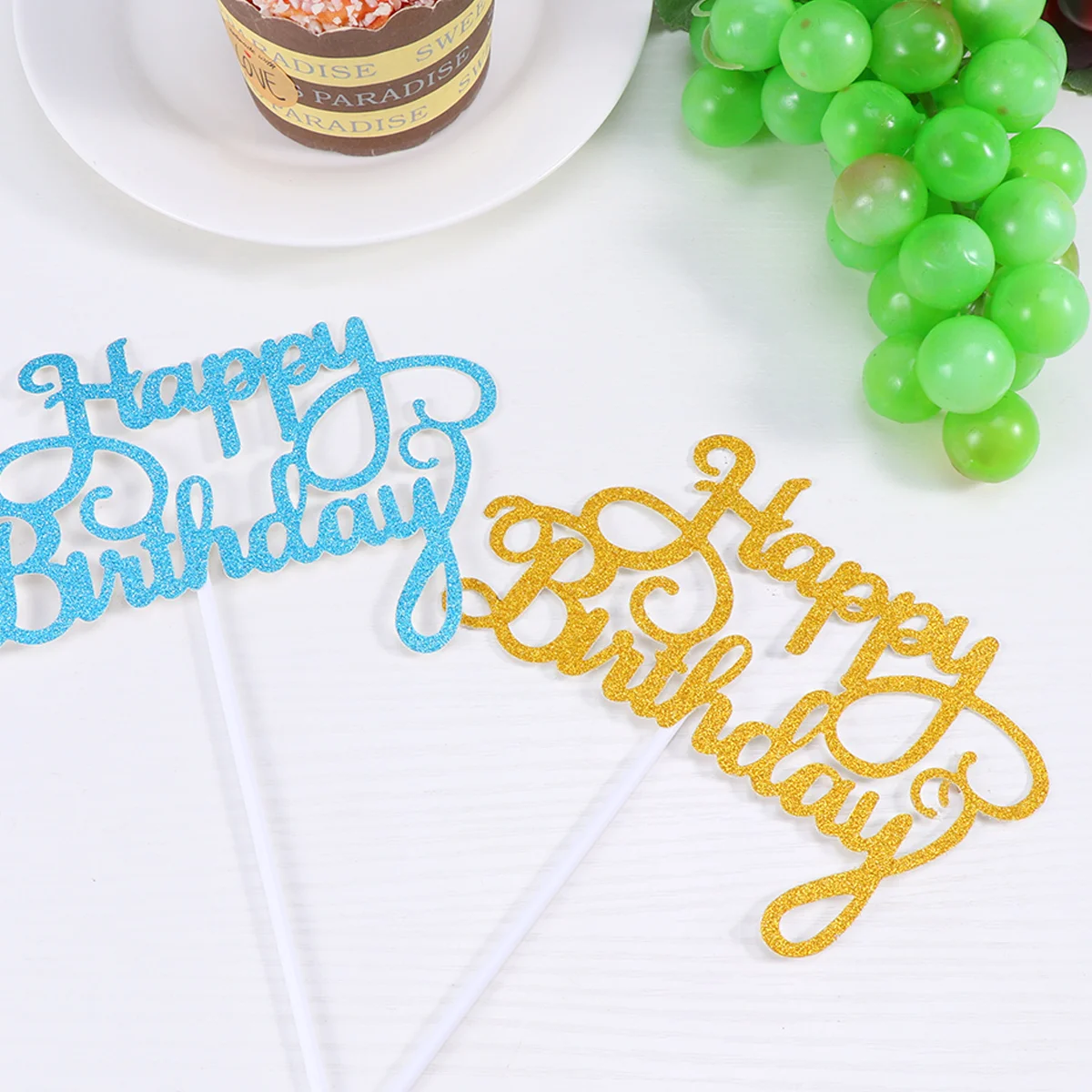 

25 pcs Decorative Cupcake Picks Food Fruit Picks Mothers Day Cupcake Picks Birthday Cake Decoration Birthday Party Supplies