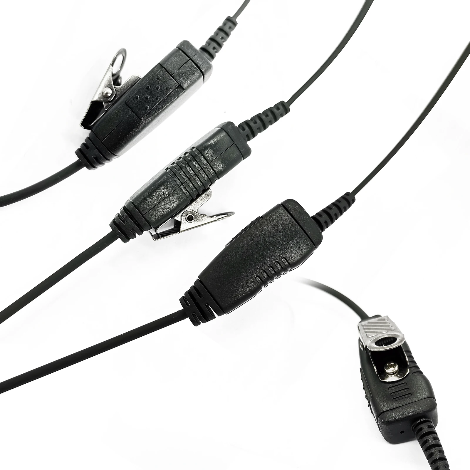 RISENKE Earpiece Compatible with Motorola CLP1060 CLP1040 CLP1010 Walkie Talkie Radio Headset Earphone with Acoustic Tube