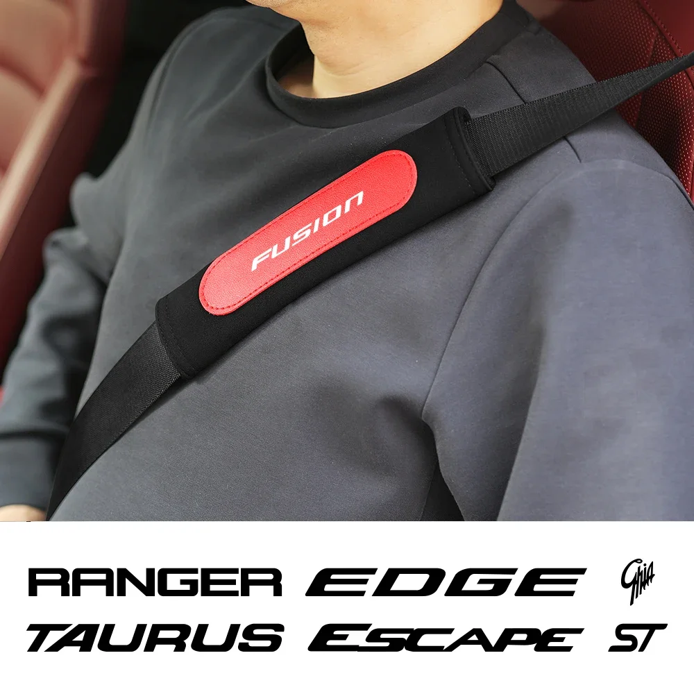 2 шт. Наплечные подушки для автомобильного ремня безопасности Ford Fusion Shelby Ranger Edge