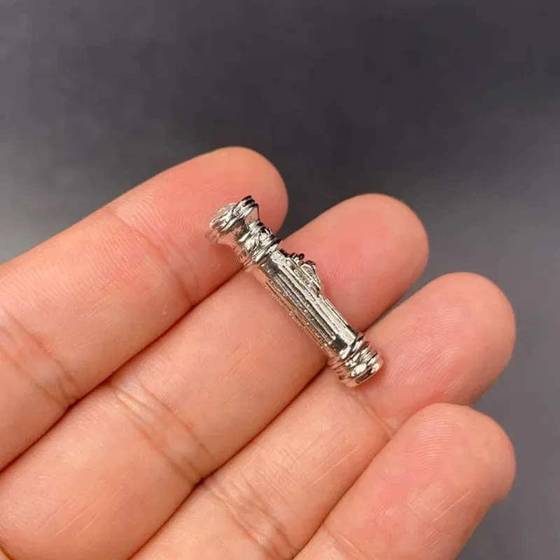 1/6 масштаб мини-фонарик винтажный металлический фонарик сценический аксессуар