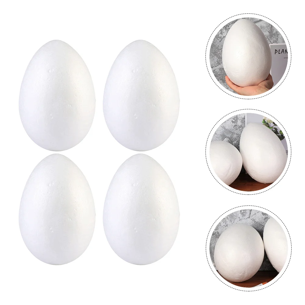 

4 PCS Toy Eggs Party Favor Egg Bunny Toys Kids Matching Eggs Modeling Clay DIY Making Egg Rabbit Foam Eggs