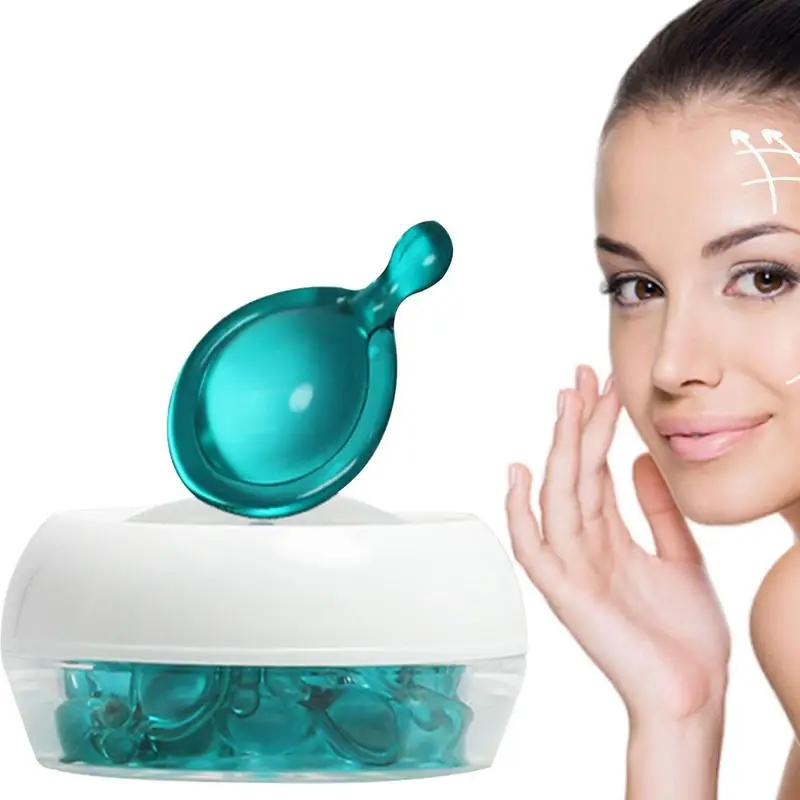 

Blue Copper Peptide Capsules Facial Essence Deep Repair Skin Firming Instant Lifting Peptide Essence Remove Fine Lines Skin Care