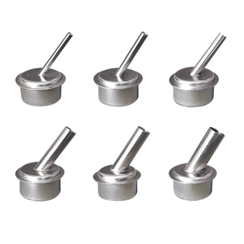 

45 Degree Nozzle - 6 Curved Tips for Quick 861 Hot Air & Rework Station