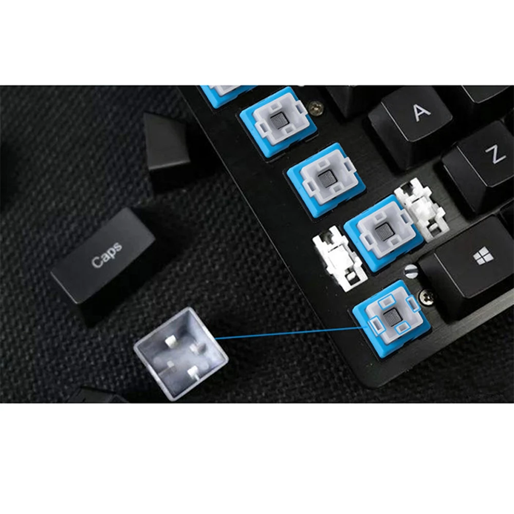 5pcs/set Romer-G Switch Axis for Logitech G910 G810 G310 G413 G512 Pro K840 G513 Mechanical Keyboard Switch Black/Blue/Gray