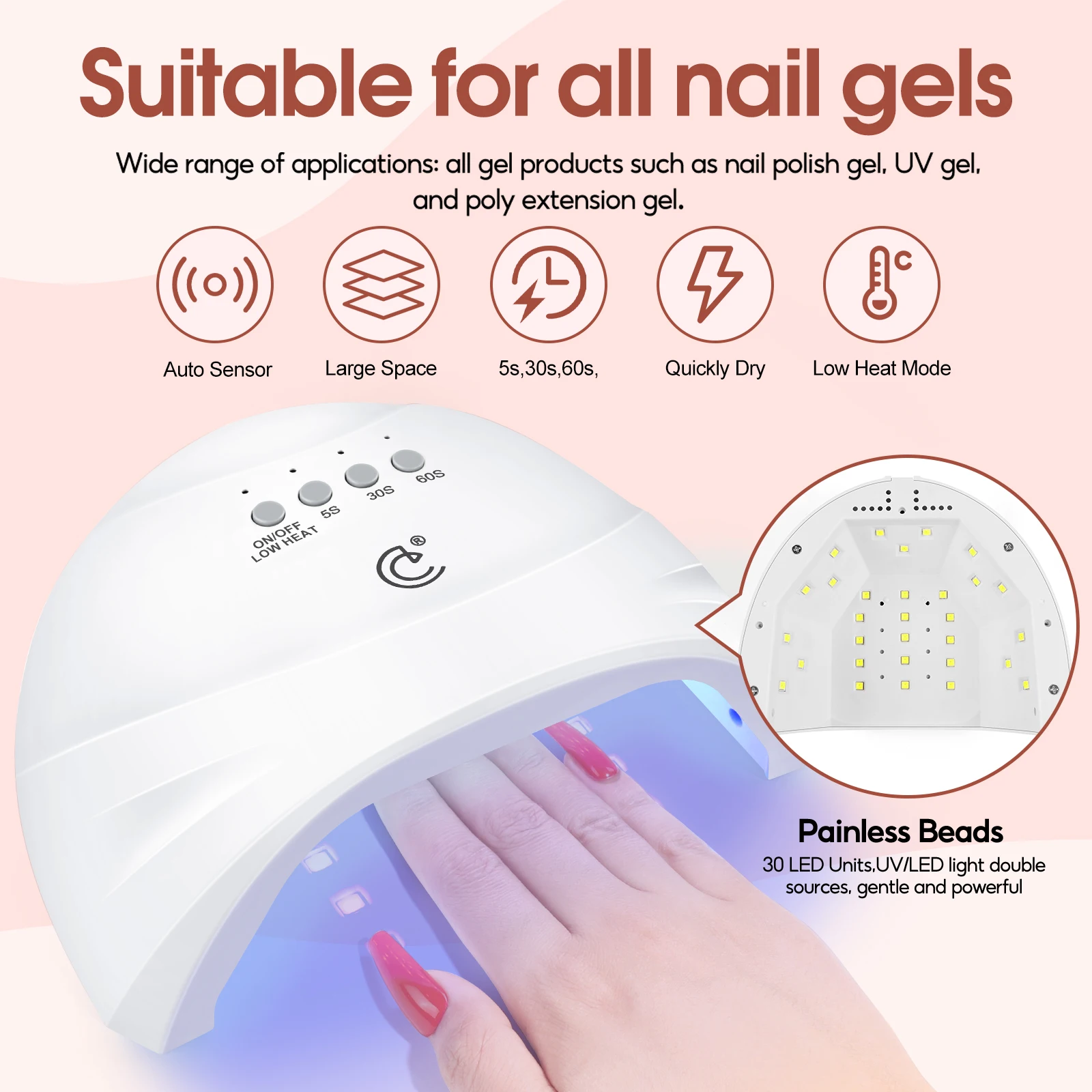 Набор Для Ногтей Coscelia 15 Шт. Гель-лаки 10 Мл С Очищающим Засовом 30