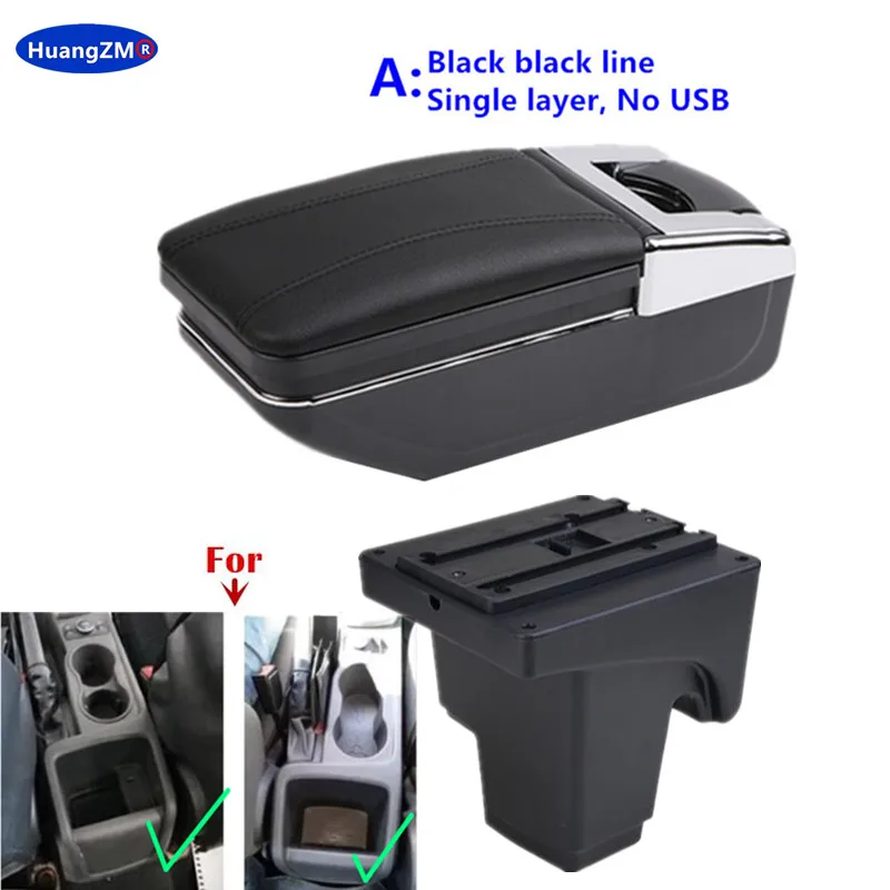 

Органайзер Для Центрального Подлокотника Ford Focus 3 Mk3 2011-2022, кожа/АБС-пластик, Автомобильный Аксессуар