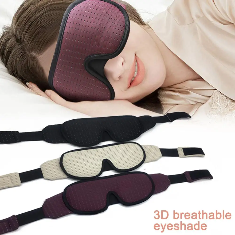 

3D Breathable Memory Foam Soft Eye Patch Sleeping Eye Mask Travel Sleep Shade Cover Blindfolds Aid Sleeping Protective Blinders