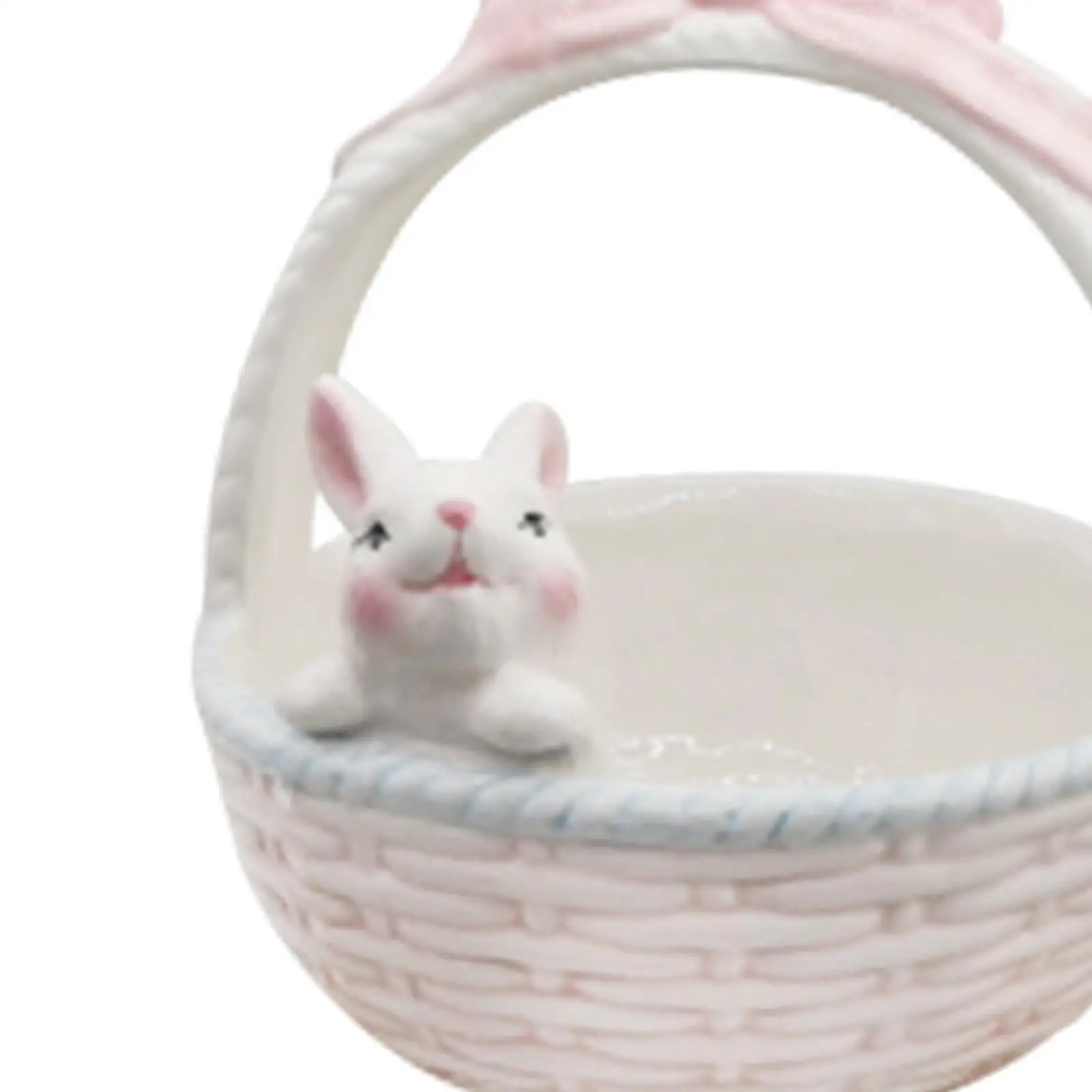 

Ceramic Rabbit Easter Basket Porcelain bunny bowls Creative Flower Pot salad