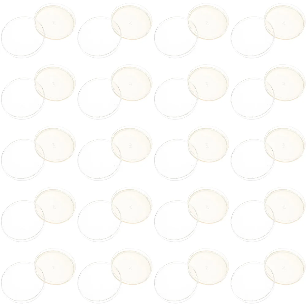 20 шт. тарелка с питательным агаром простые для переноски тарелки лабораторные