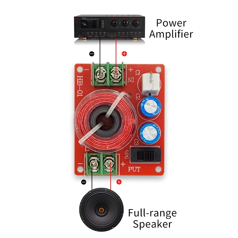 Фото Профессиональная 4-дюймовая полнодиапазонная стандартная фотография, пассивная плата светофильтра с выемкой и звуковой волной WEAH HB01 №4