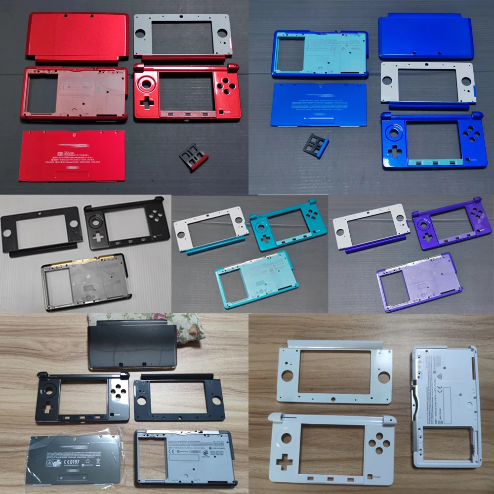

5 комплектов/партия, Оригинальный чехол для консоли 3DS без кнопок и винтов