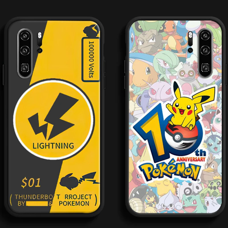 

Pokemon Pikachu Bandai Phone Cases For Huawei Honor Y6 Y7 2019 Y9 2018 Y9 Prime 2019 Y9 2019 Y9A Back Cover Soft TPU Funda