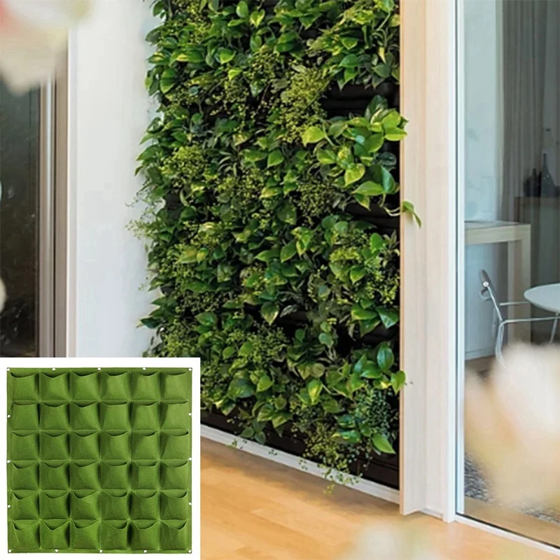 Настенные карманы для посадки водонепроницаемый садовый мешок выращивания