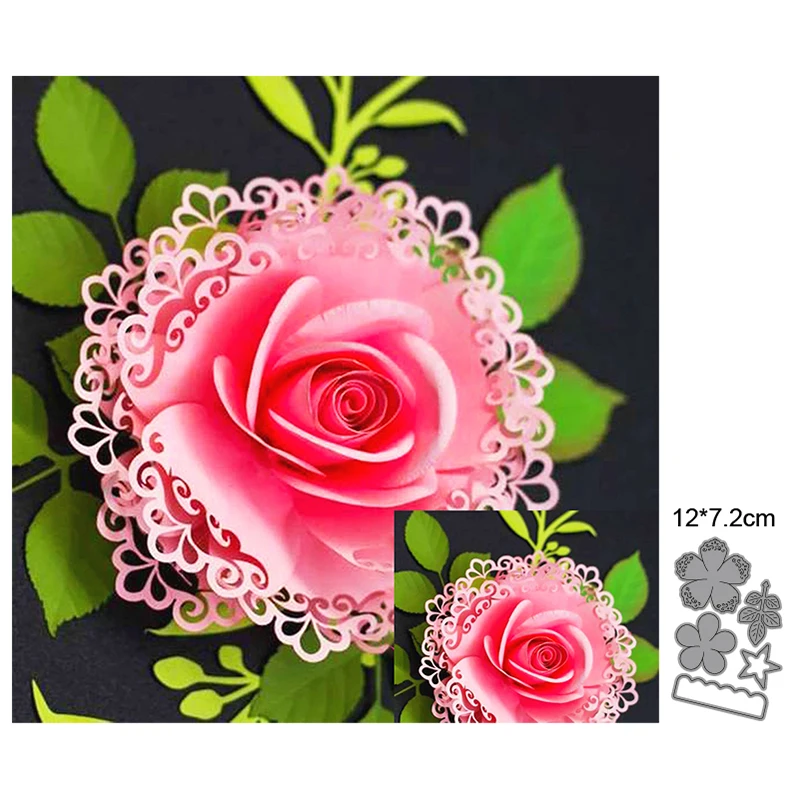 

2022 Metal Cutting Dies Flower Dies Decorating Scrapbooking Paper Craft Knife Dies Blades Punching Stencil Dies