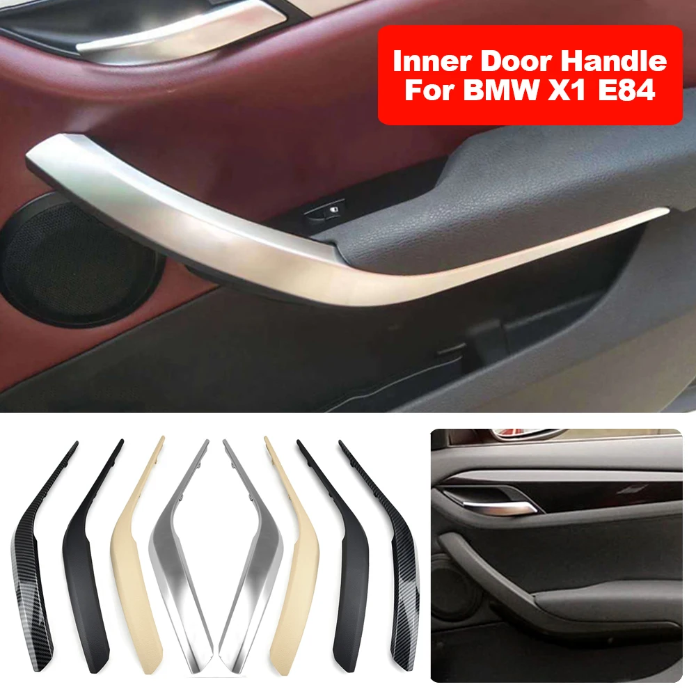 

Upgraded Car Left Right Interior Door Armrest Pull Handle Outer Cover Trim For BMW X1 E84 2010-2016