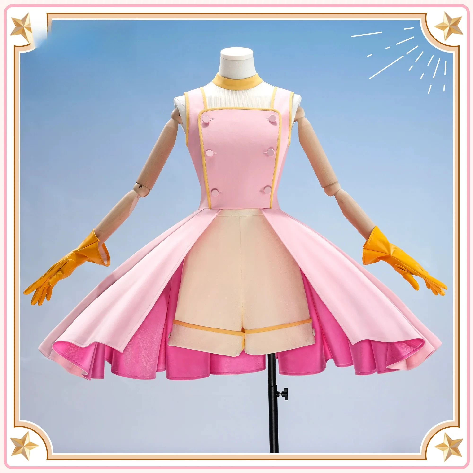 Фото Костюм для ролевых игр Сакура Киномото из Cardcaptor Sakura: Огненный бой, одежда для Хэллоуина, NexoCosplay №5