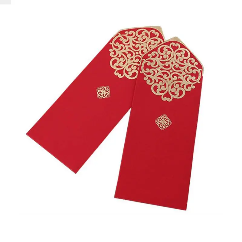 

Pcsset 2019 New Year Wedding Red Envelope Chinese Spring Festival Gold Printing Red Pocket To Fill In Money
