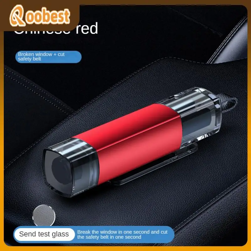 

Built-in Stainless Steel Cutter Durable Window Breaker Practical Portable Mini Car Safety Hammer Multifunctional Car Tools