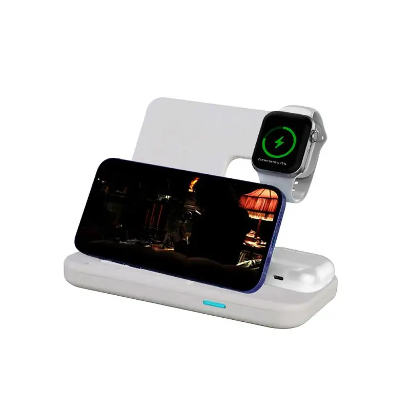 

Multifunctional Mobile Wireless Charger Intelligent Induction Wireless Charger Stand Charger 3-in-1 Wireless Charger Type-c