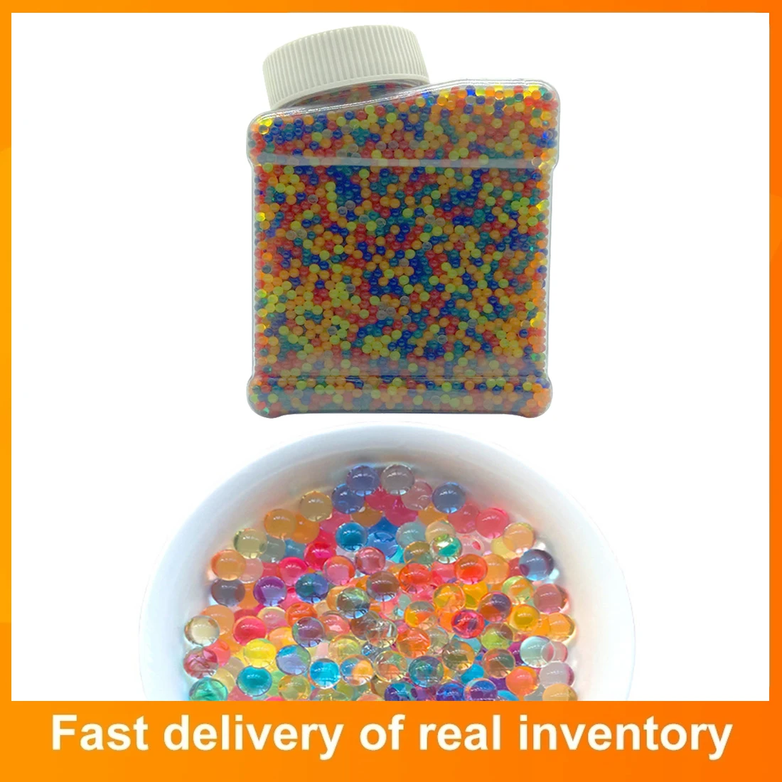 

Шарики гидрогелевые в форме жемчуга, 7-8 мм, 30000 шт./бутылка