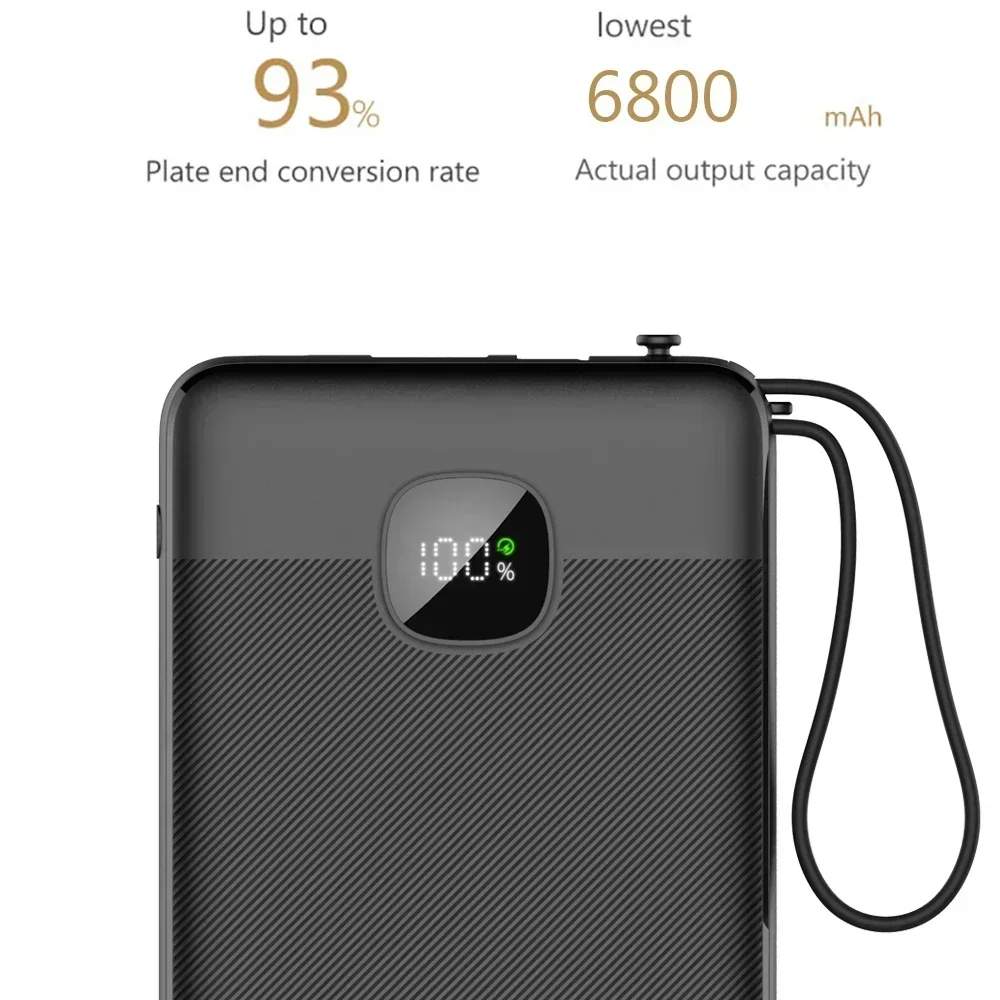 FERISING-Портативная зарядка PowerBank 10000 мАч внешнее зарядное устройство для Samsung LG SONY 22