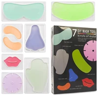 9 pcs7styles mask tool for mask maker machinefruit vegetable diycontains breast eye hand neck nose lip eye shadow mask