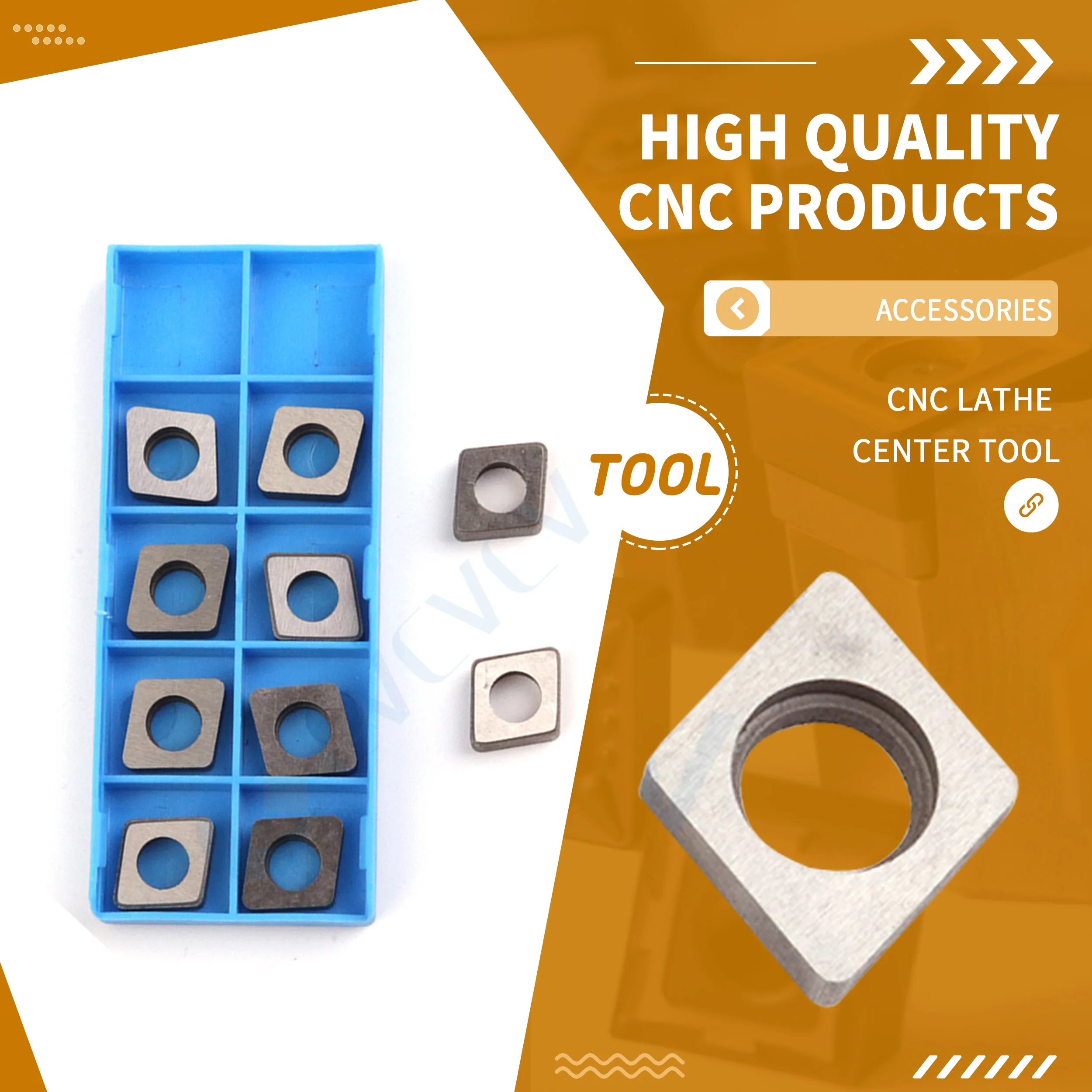

10pcs MC0903 MC1204 MC1604 MC1904 CNC Lathe Machine Carbide Gasket Can Be Used For Turning Inserts And Protect The Tools Holder
