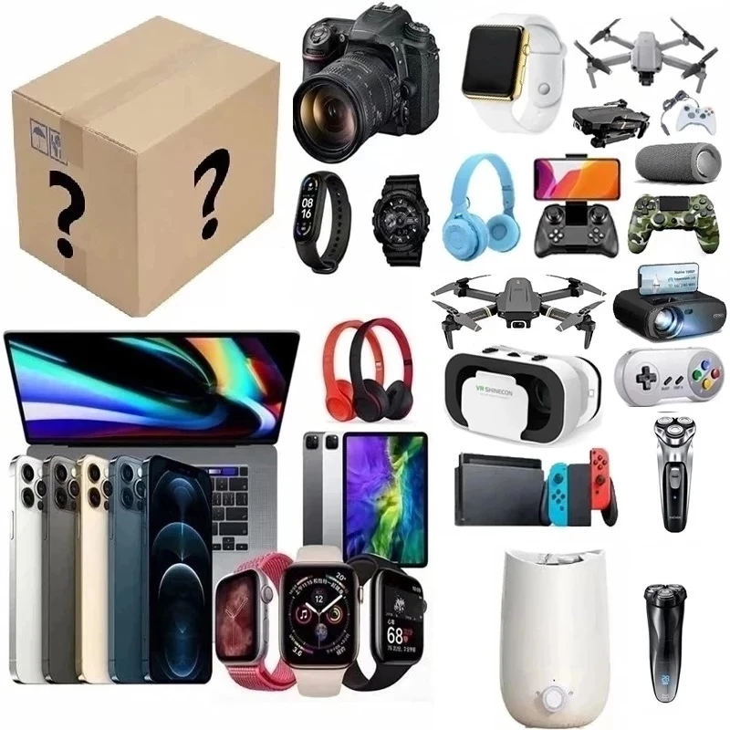 

2022 Most Popular New Lucky Mystery Box 100% Surprise High-quality Gift More Precious Item Electronic Products Waiting for You!