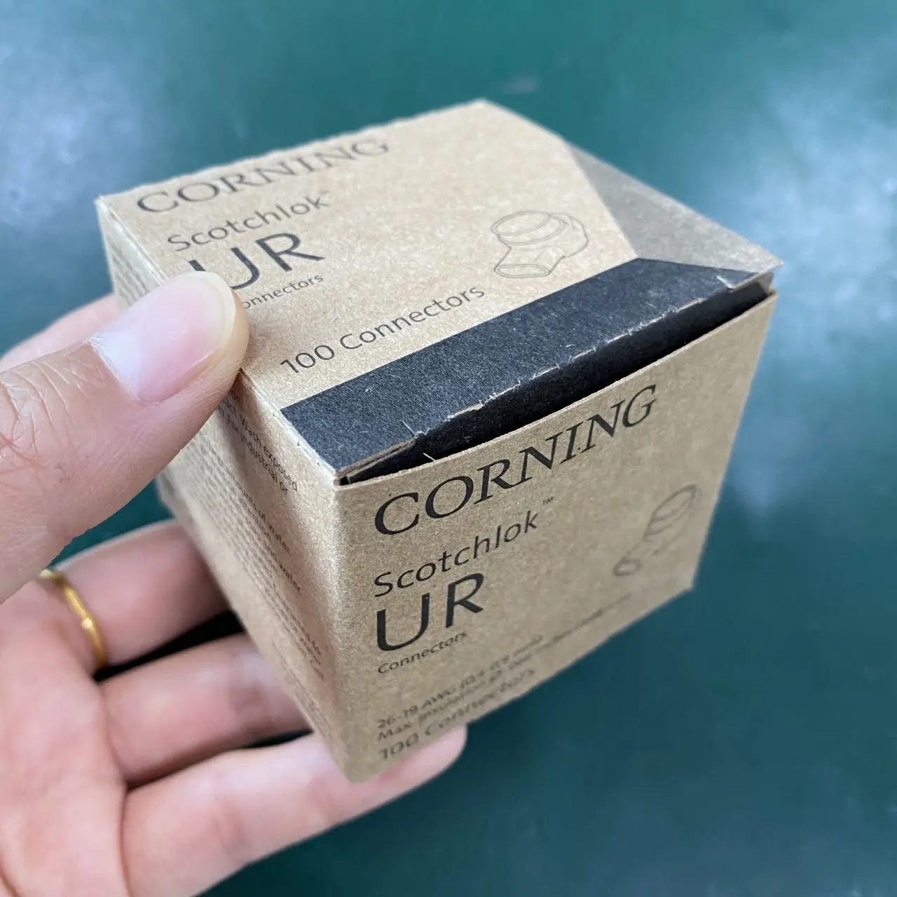 100 PCS 3M/CORNING UY K3 Three-wire Multiplexed Three-core Fast Connect Wiring Telephone Network Cable Crimping Quick Connector